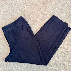 Talbots $99 Chatham Ankle Shimmer Dark Denim Style Ankle Length Pants Size 16